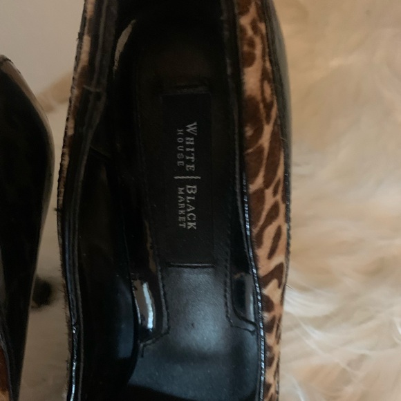 White House Black Market leopard heels size 6.5 - Picture 4 of 5